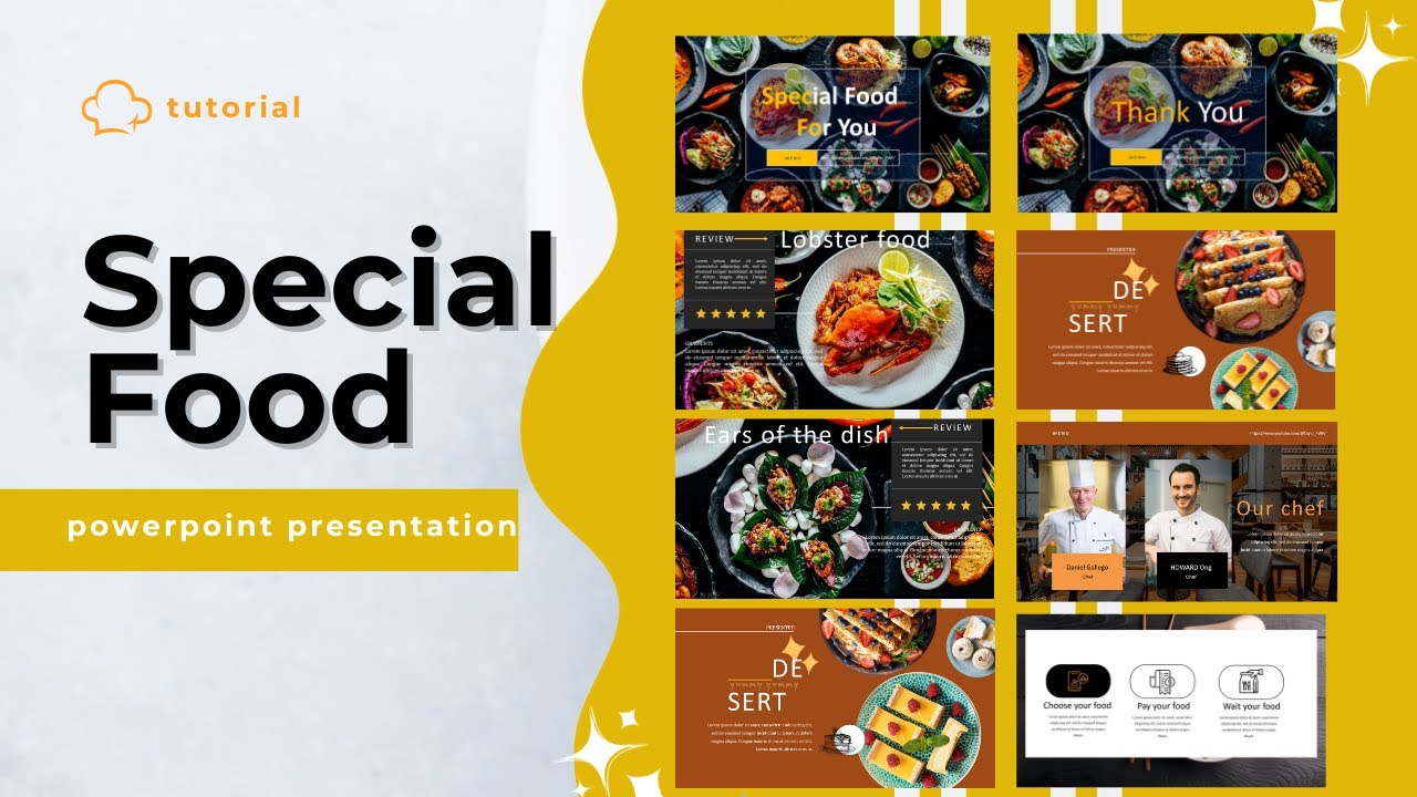 Special Food |  TUTORIAL  |  FREE TEMPLATE