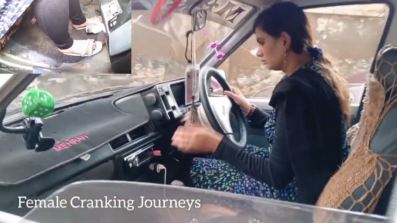 Fariyaal || Suzuki Debut  | Car Cranking | Pedal Pumping | Driving Cold start | #craking #pedal