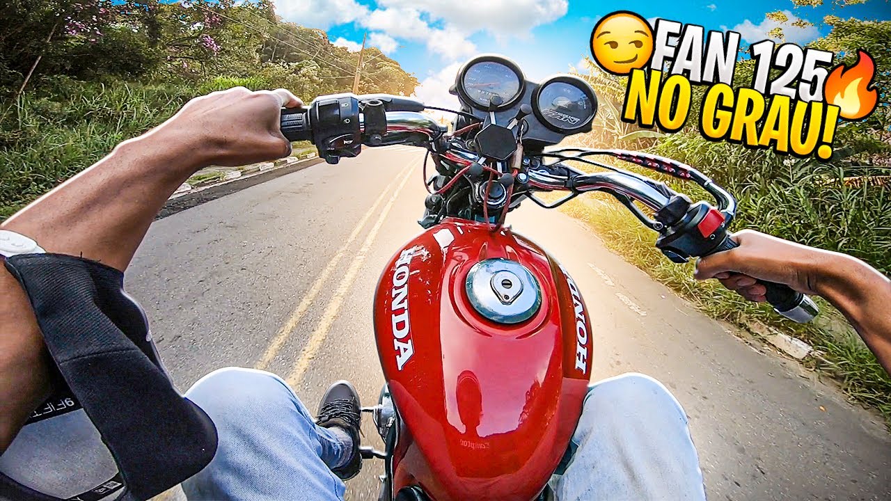 PRIMEIRO TREINO DE GRAU COM A FAN 125 VARETA!