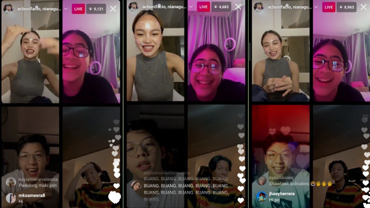 IG LIVE! AC BONIFACIO, NIANA GUERRERO, BJ AND SHAWN