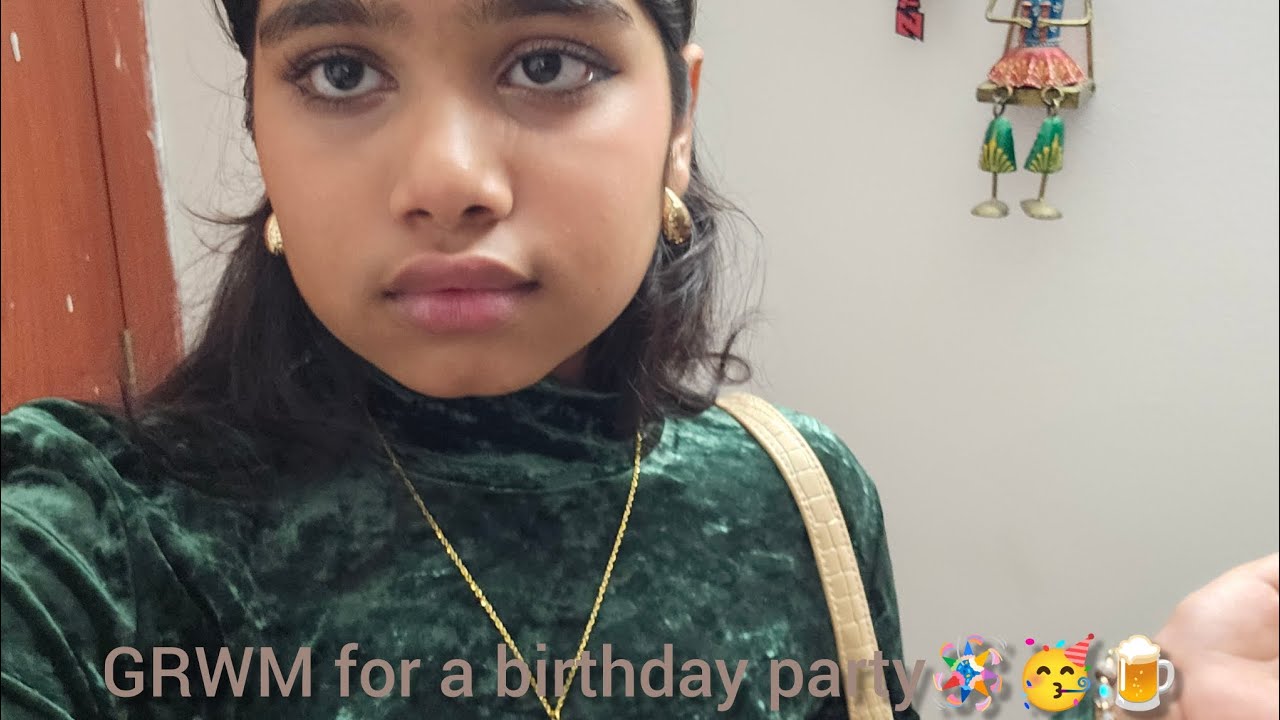 Birthday party get ready with me 🎀✨️🌷💄