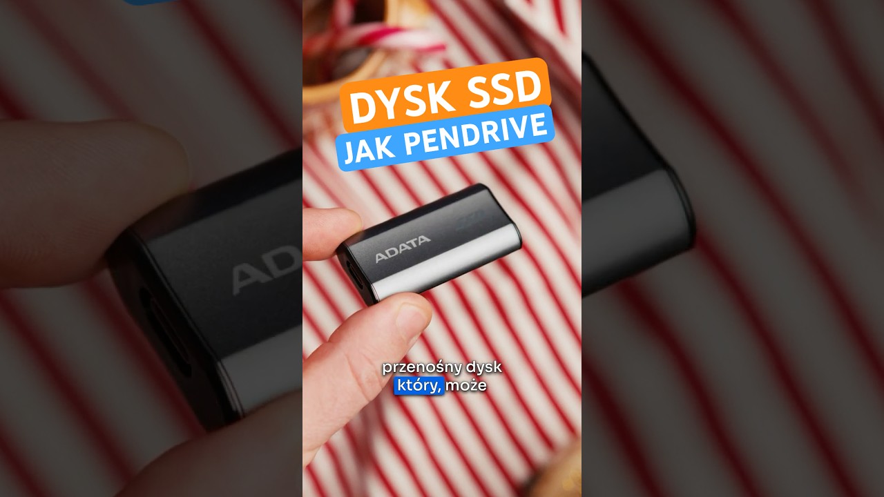 ADATA SC750 - dysk SSD... jak PENDRIVE 🖥️ [WSP&Oacute;ŁPRACA PŁATNA]