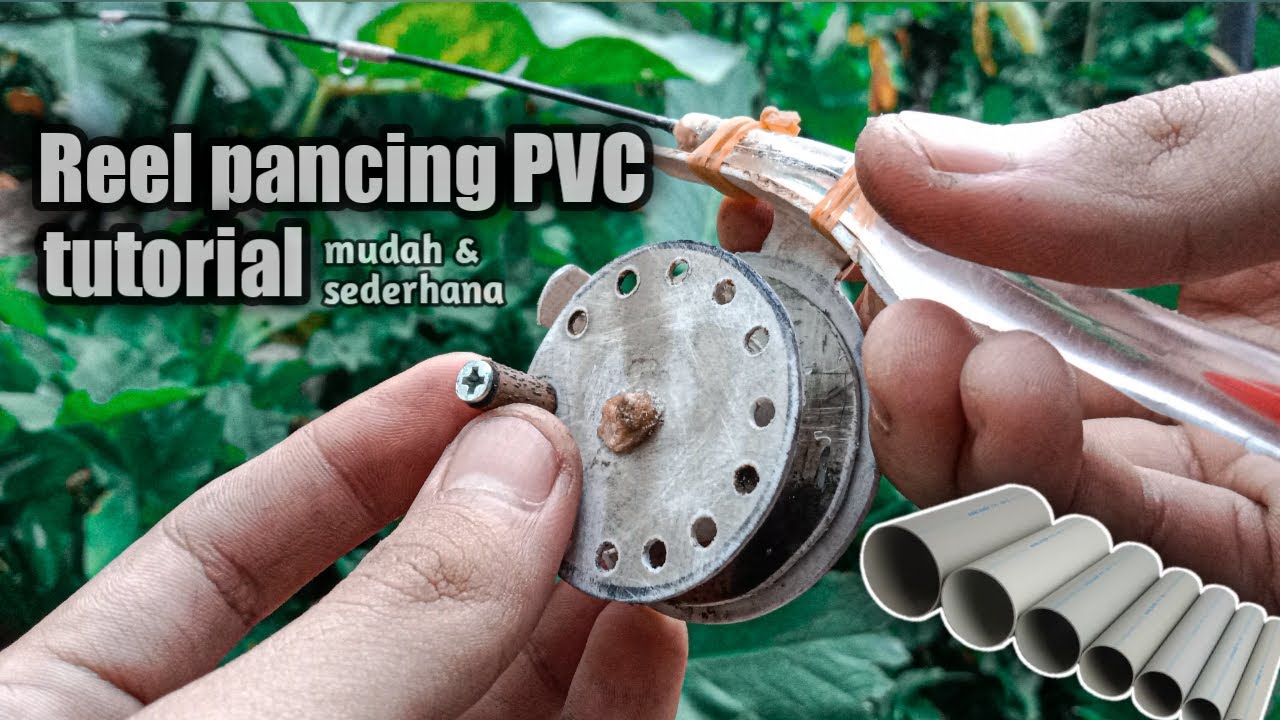 cara membuat reel pancing sederhana