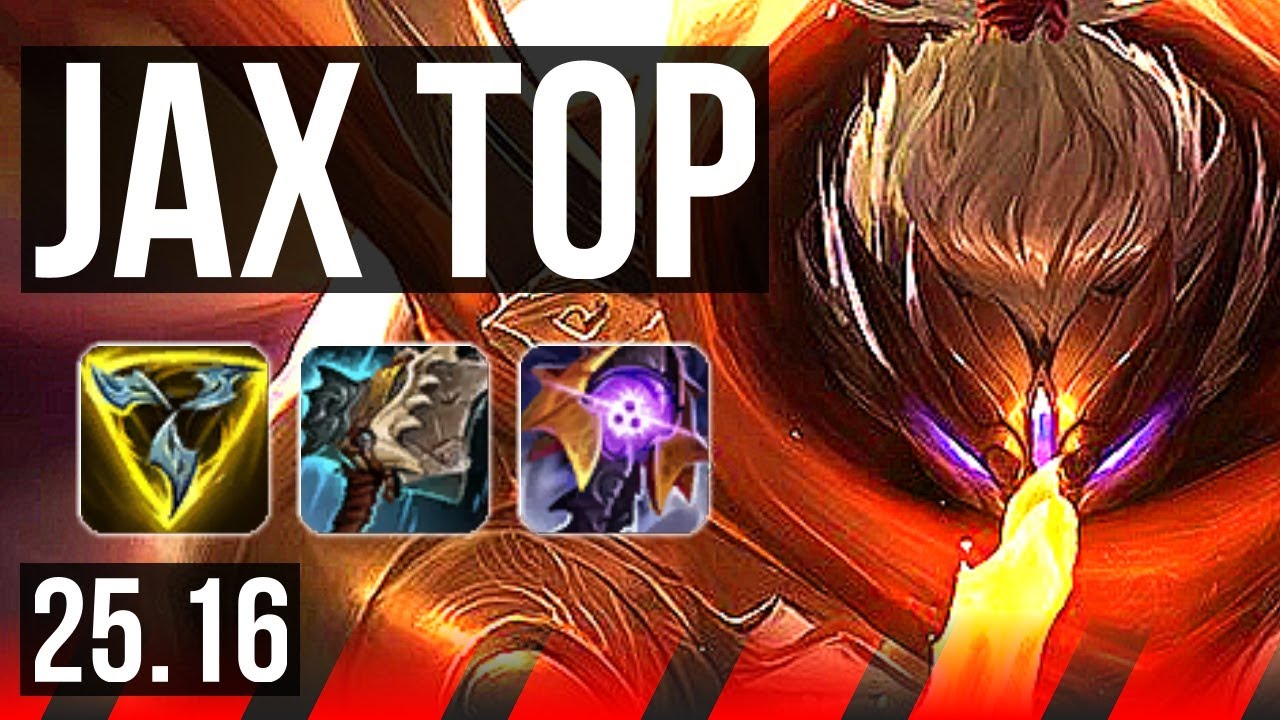 JAX vs SETT (TOP) | 8 solo kills, Legendary | NA Master | 25.16