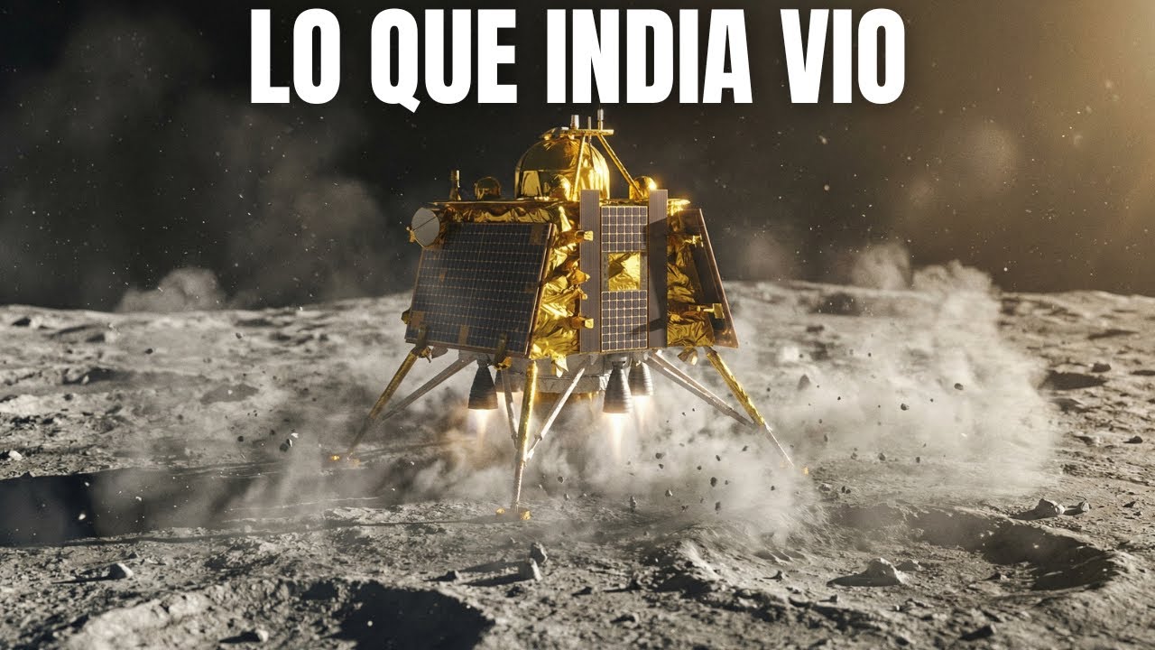 ¿Qué encontró la India en el Polo Sur de la Luna?