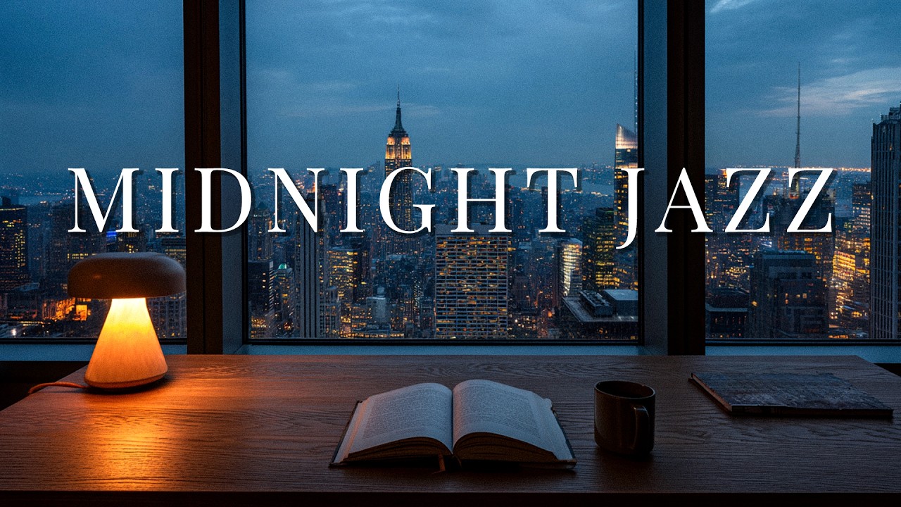 뉴욕 자정, 창가에 흐르는 미드나잇 재즈 🌙 | Midnight Jazz • New York at Midnight | 3 Hours of Late Night Music