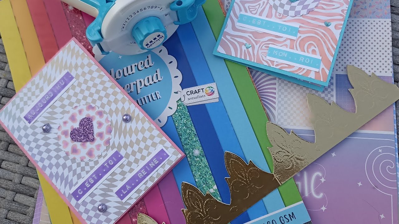 À la 10ème min [TUTO] :CARTE POP-UP pour le Roi ou la Reine 👑 d'un jour