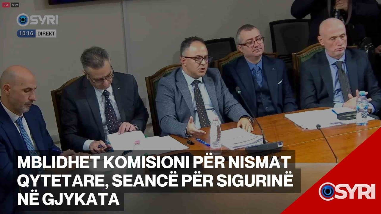 Mblidhet komisioni për nismat qytetare, seancë për sigurinë në gjykata