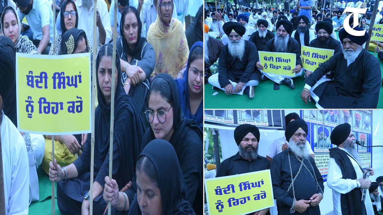 SGPC holds protest, demands release of Sikh prisoners in Punjab