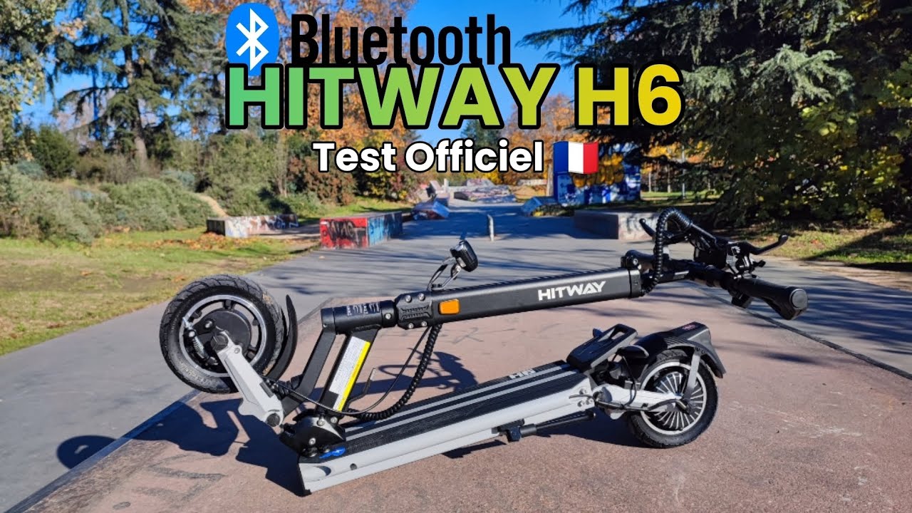 Test Complet: HITWAY H6 Multimodale - La trottinette électrique connectée Bluetooth