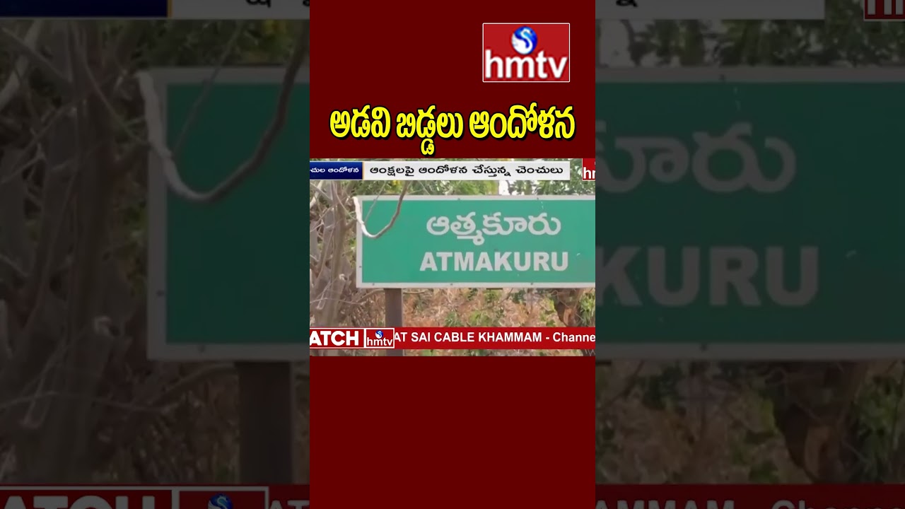 Atmakur Nandyal District | అడవి బిడ్డలు ఆందోళన | hmtv