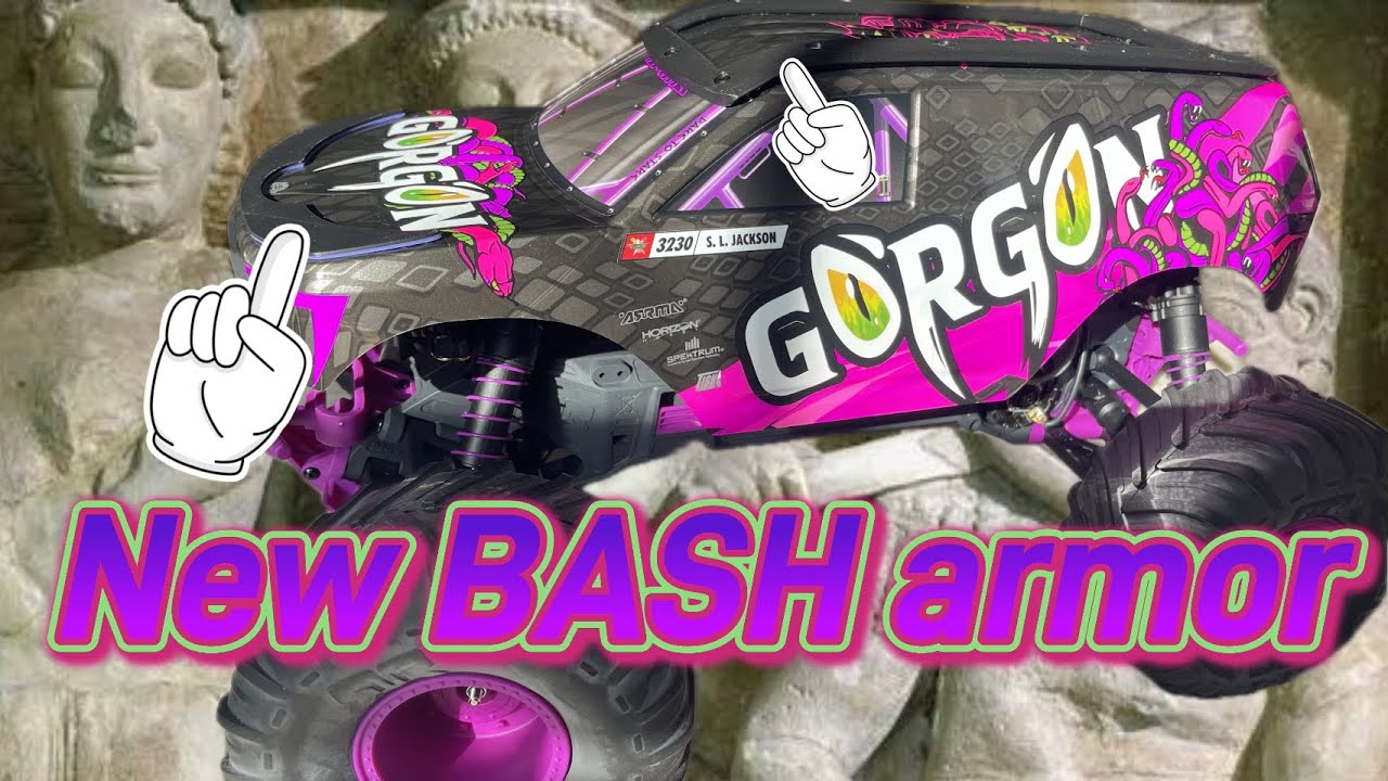 Распаковка брони Arrma Gorgon bash.