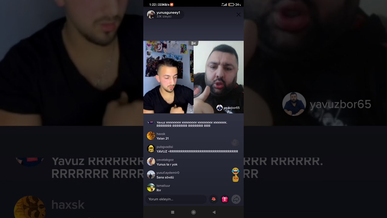 Mert Akkaş Yunus Güney Yavuzbor TiktokCanlı Yayını Kavga 20.02.2021 Tiktok Canlı Yayını Part 9