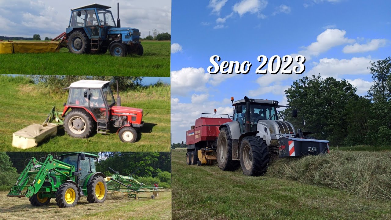Seno 2023/Hay 2023 - [John Deere, Zetor, Steyr, JCB]