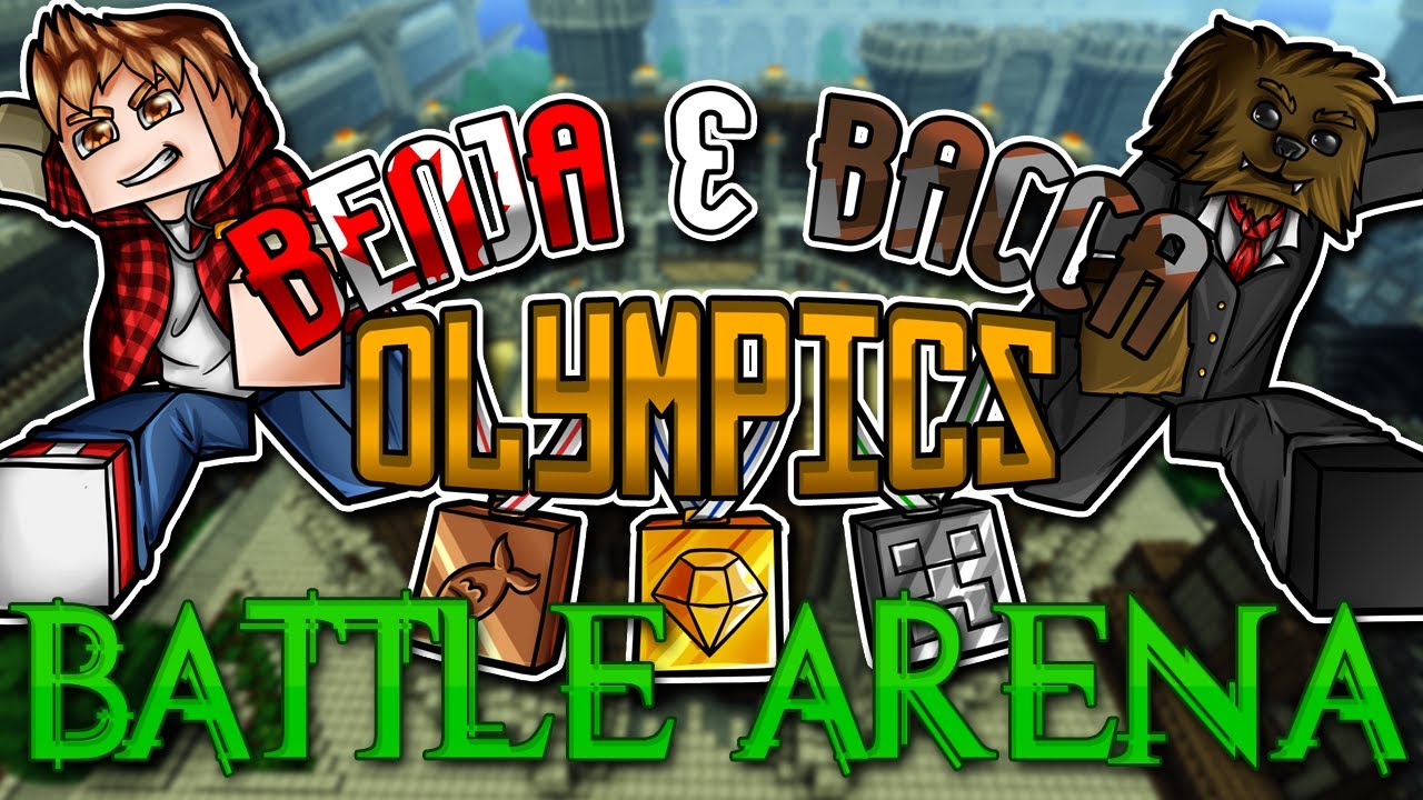 Minecraft: Benja & Bacca Olympics Game 6 - Battle-Dome 1vs1