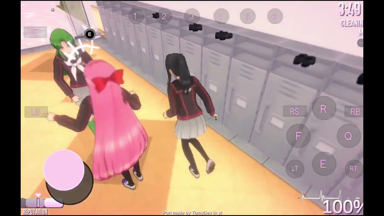 Eliminating Osana by befriending her! | Yanless Simulator Relive |