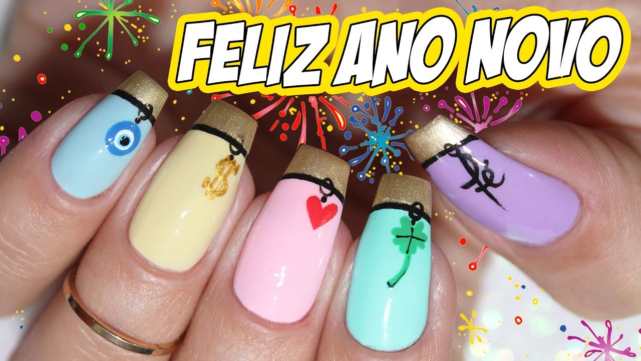 UNHAS DECORADAS PARA O ANO NOVO 2018 ‹ Unhas da Lalá ›