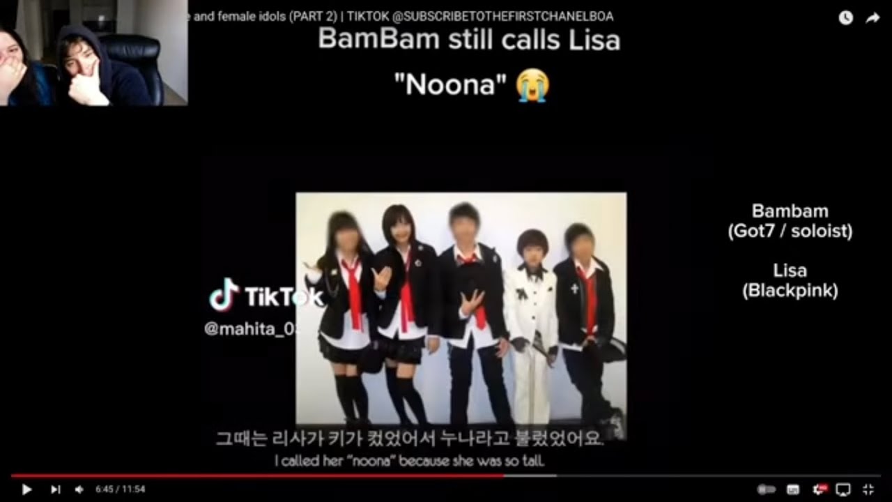 Реакция на взаимодействие мужчин и женщин-айдолов в KPOP