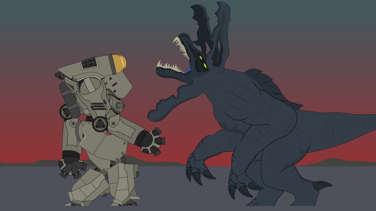 Тихоокеанский рубеж | Битва Егеря Храбрый Горизонт против Кайдзю Райдзю | Анимация