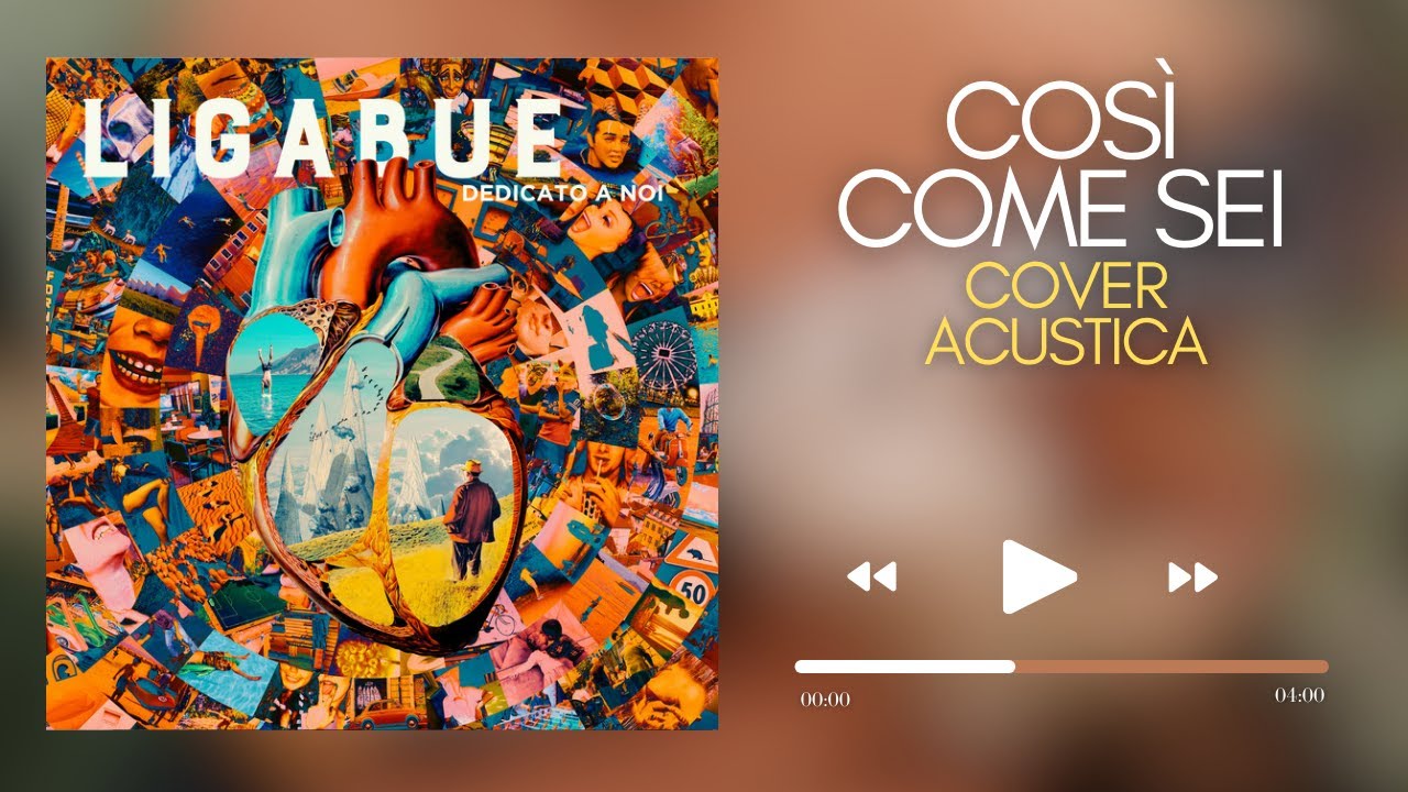 COSI COME SEI - Luciano Ligabue - Cover Acustica