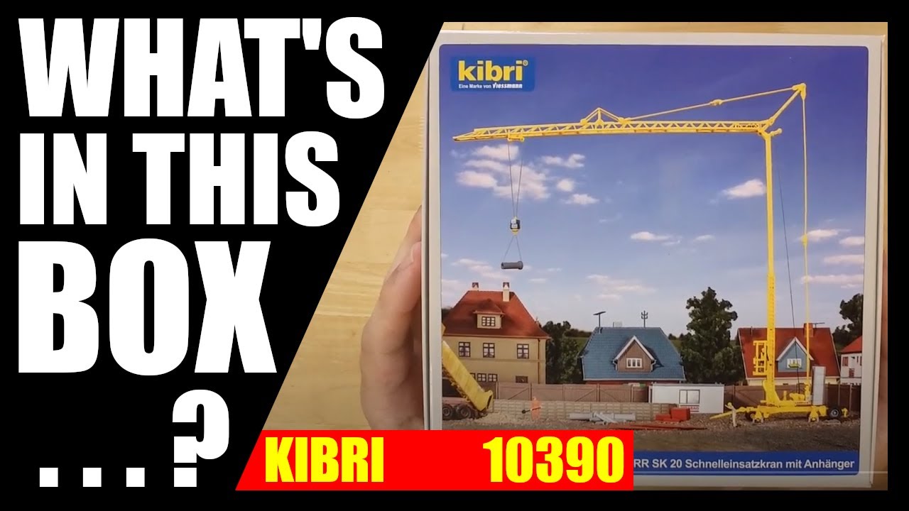 485 - Kibri 10390 Rapid Deployment Crane Kit - HO Gauge