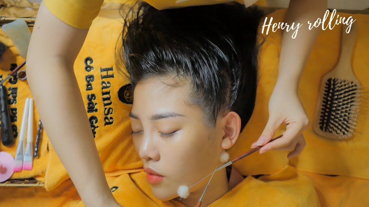 SPECIAL Asmr CHINESE Ear Cleaning & Massage with Different Tools. Sleep Easily in 10 minutes
