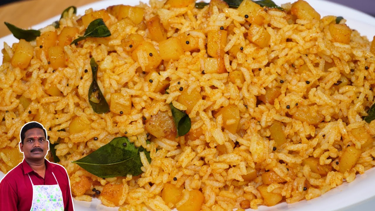 இந்த வெரைட்டி ரைஸ் ட்ரை பண்ணுங்க ! வேற லெவல் டேஸ்ட் Potato rice | Variety rice | Balaji's kitchen