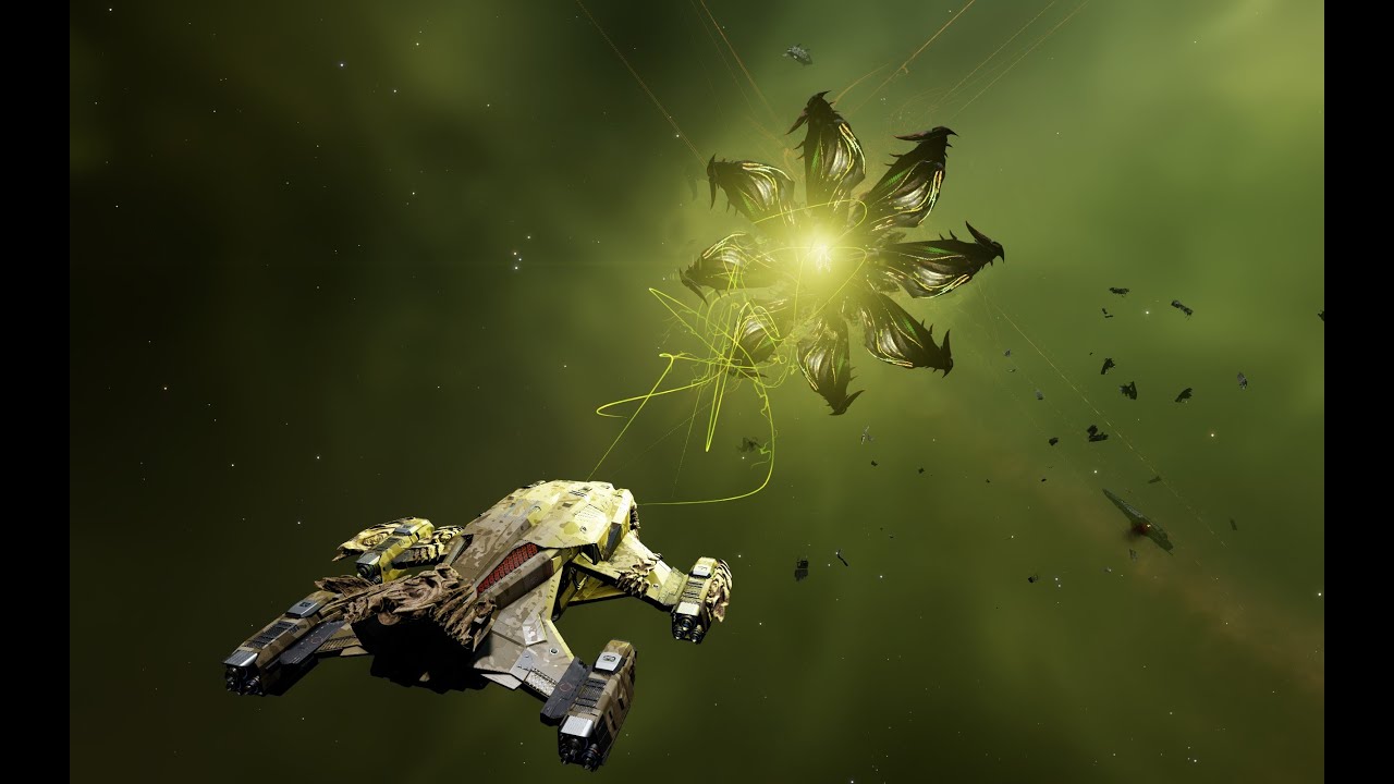 [Elite Dangerous] Thargoid Medusa solo kill | Alliance Chieftain