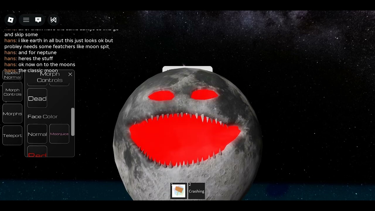 looking at the new moon wakes up game