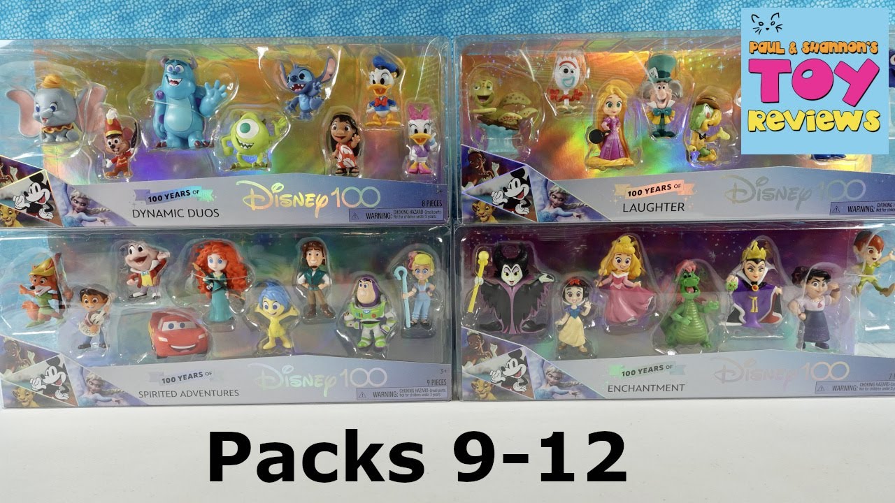 Disney 100 Years Of Enchantment Laughter Figure Collection Unboxing | PSToyReviews
