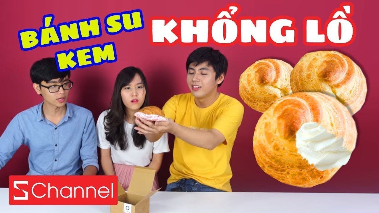 HÔM NAY ĂN GÌ - BÁNH SU KEM KHỔNG LỒ NGẬP PHÔ MAI TAN CHẢY!