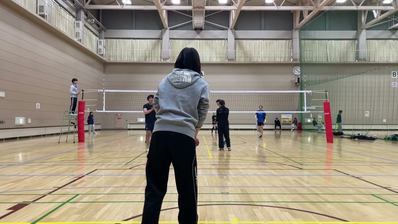 2026.2.15 札幌ミックスバレー大会 予選 モンタA vs 北園