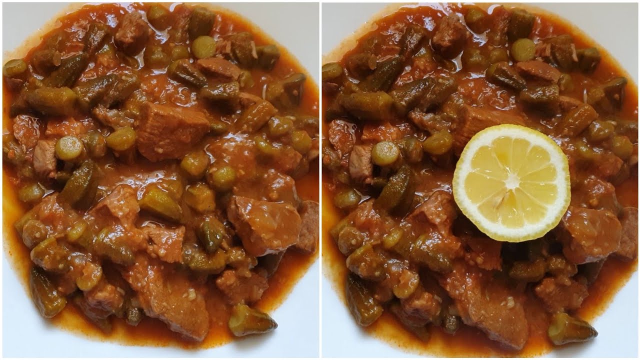 Make Delicious Bamia with Lamb Egyptian Recipe | It's really delicious!