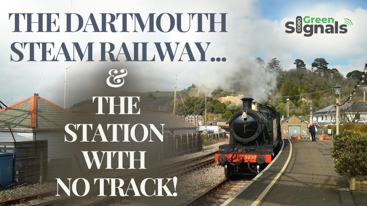 The Dartmouth Steam Railway & the station with no tracks or trains!