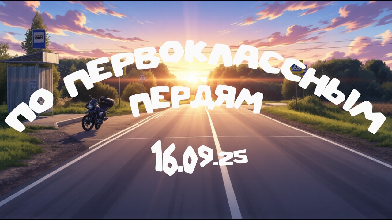 По пердям на мотоцикле