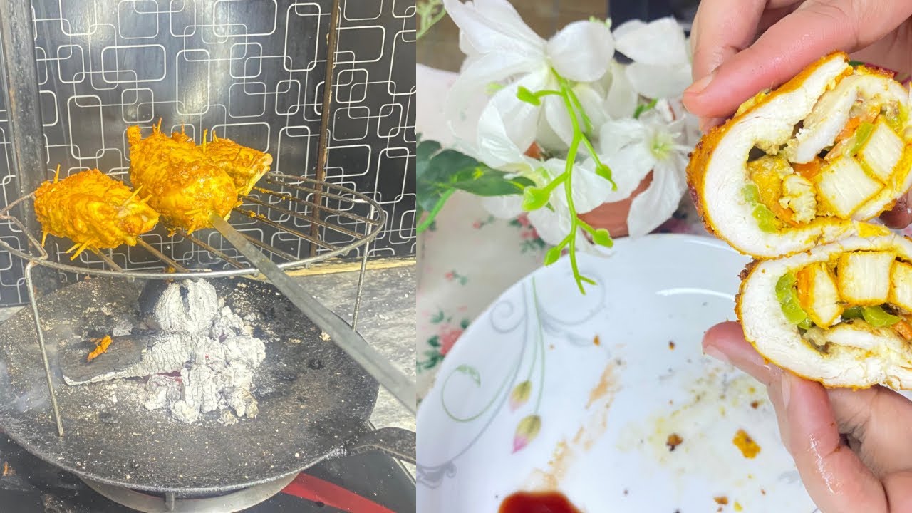 Chicken Almond cheese kabab | Kabab recipe | Coal kabab | Unique recipe | Nazz Cooks ❤️👩&zwj;🍳