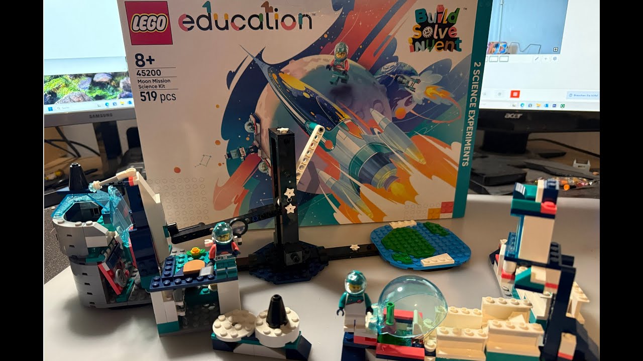 Live-Review: LEGO Naturwissenschaften Set Mondmission (Education Set 45200)
