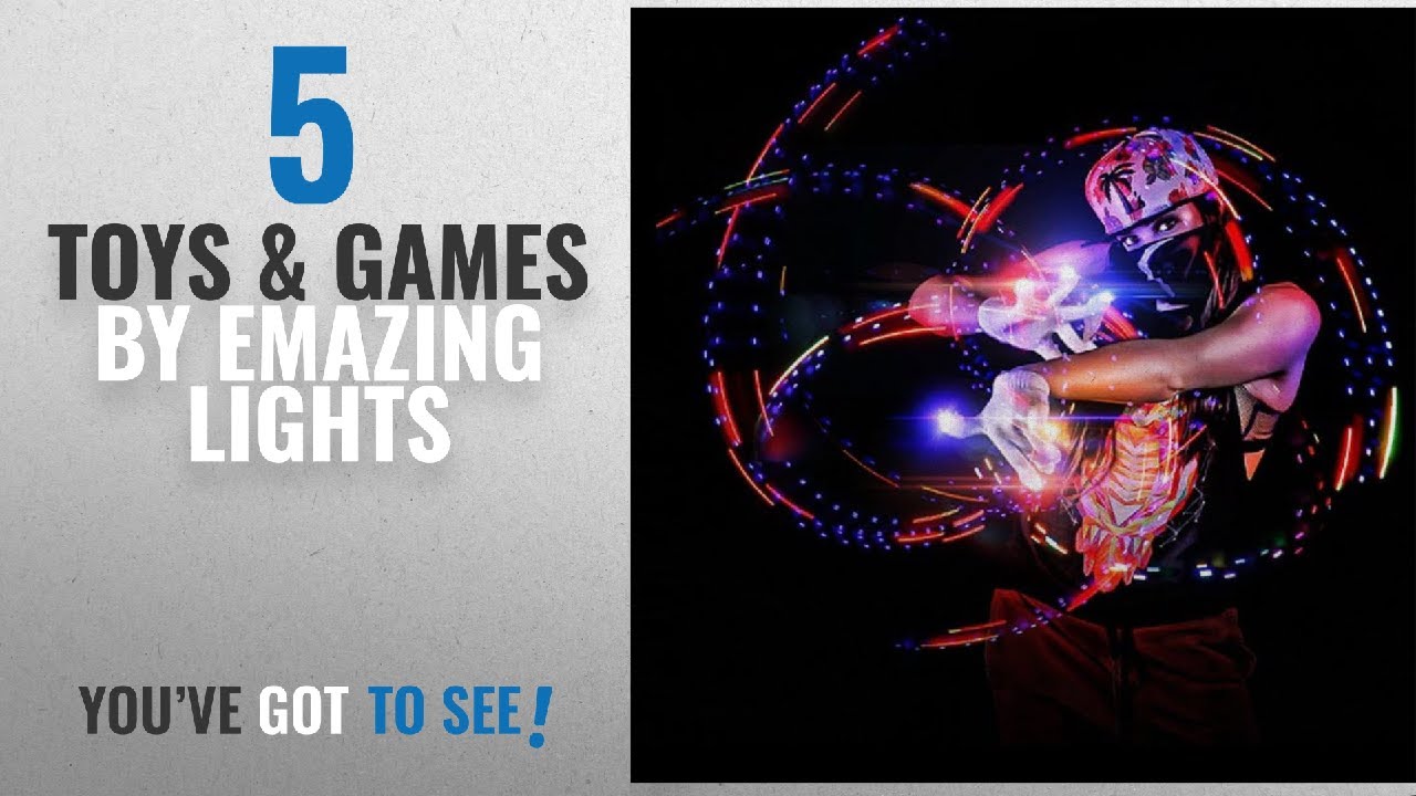 Top 10 Emazing Lights Toys & Games [2018]: EmazingLights eLite ezLite 2.0 Light Up LED Gloves - #1