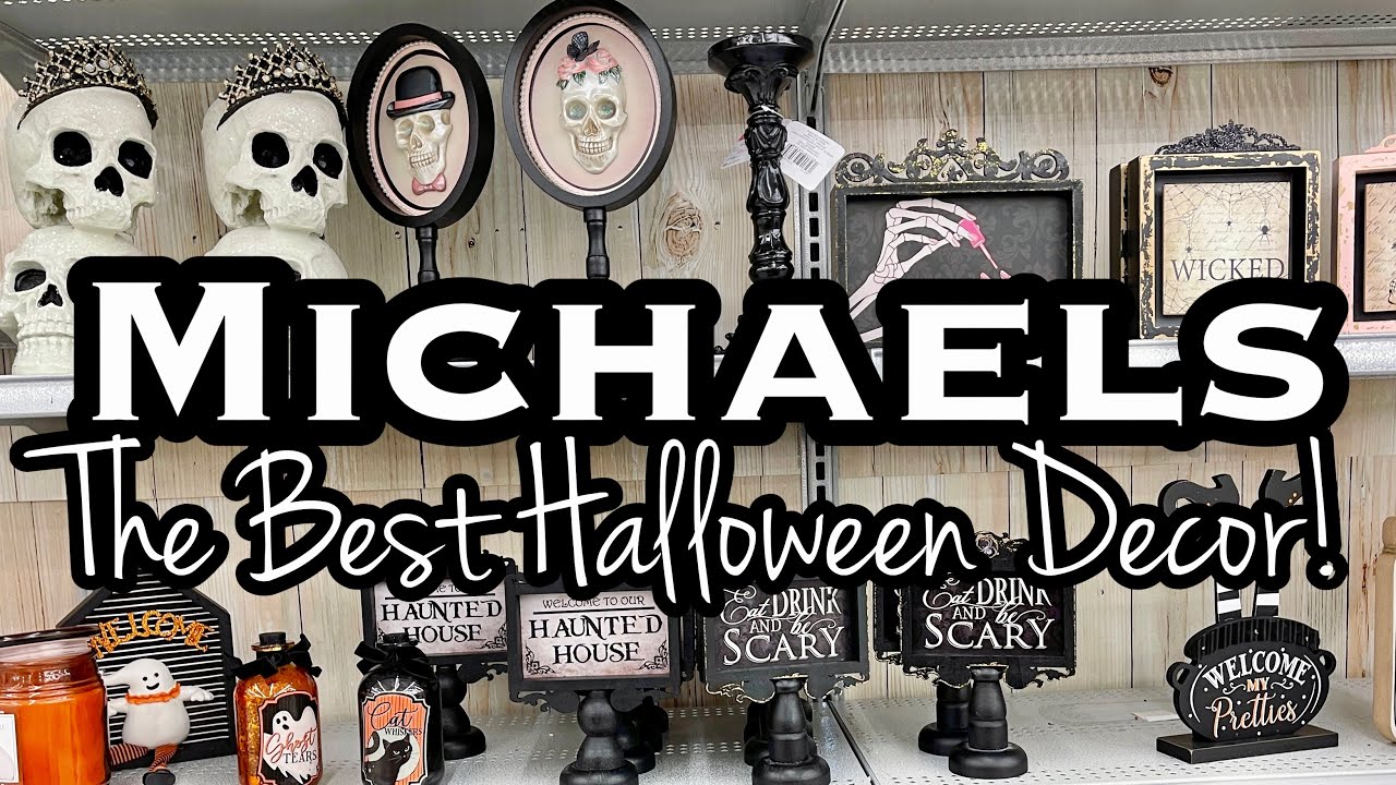 MICHAELS HALLOWEEN DECOR 2021 &bull; SHOP WITH ME