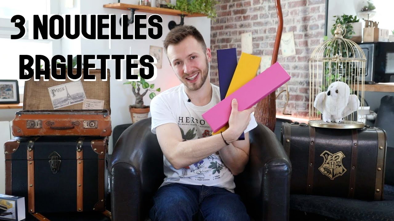 Les 3 Nouvelles baguettes Harry Potter de chez Noble Collection Unboxing