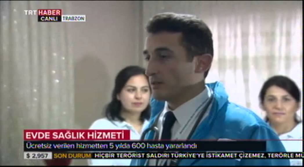 Trabzon’da Sunulan Evde Sağlık Hizmetleri TRT Haber’de