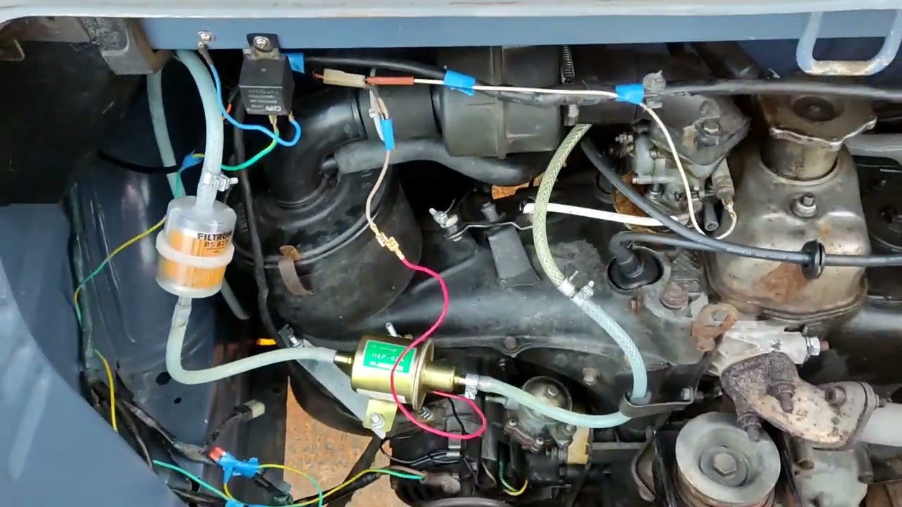 Mój ulubiony samochód czyli Maluch Fiat 126p na elektrycznej pompie paliwa 👍