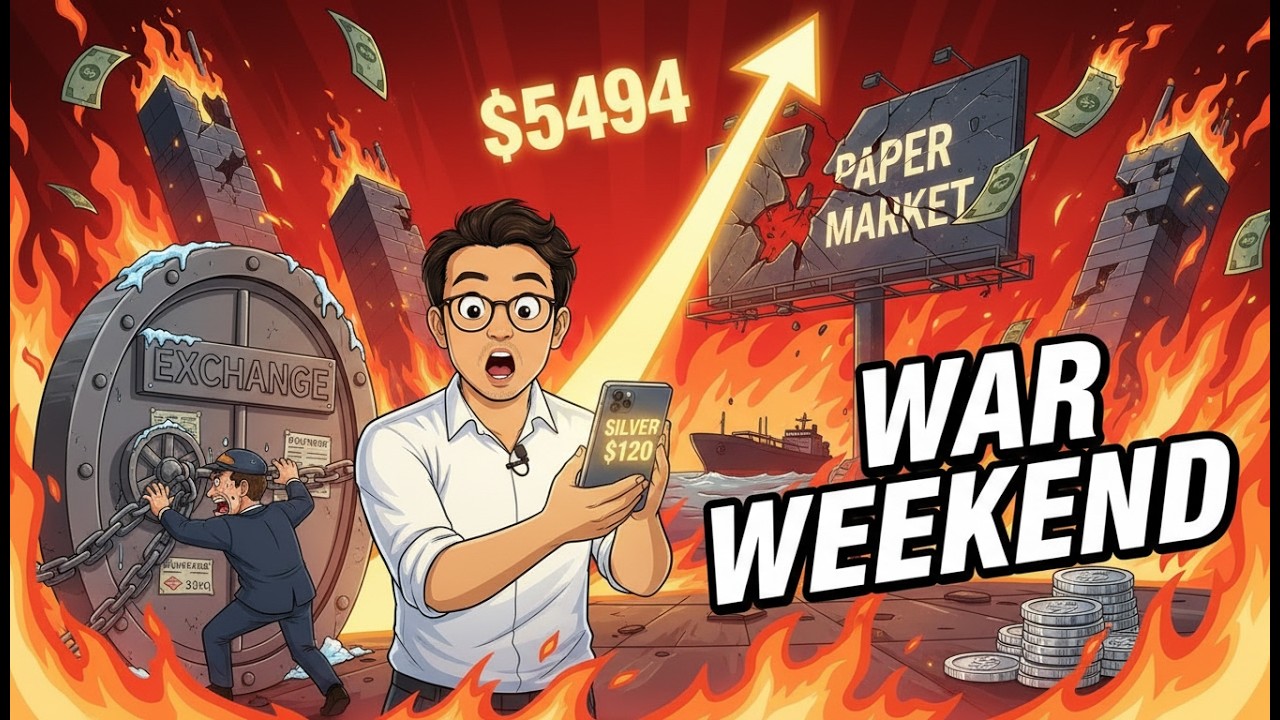 Iran War Triggered Silver Explosion: Silver $120 in China — The Gap Up Nobody Can Stop