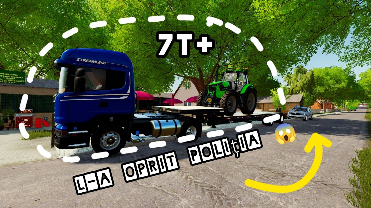 Fs22 Ferma Kolonia Ep.21 Noile schimbări în fermă !! L-a oprit poliția cu tonaj mare !
