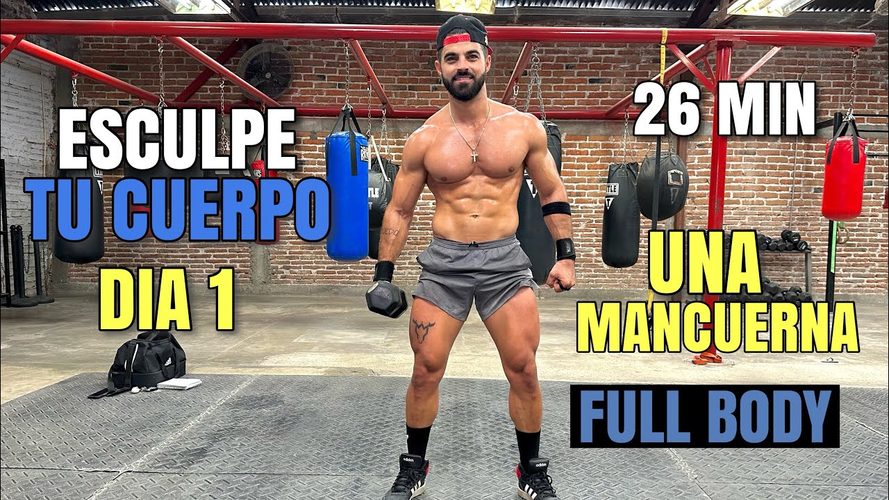 Rutina en Casa Esculpe TU CUERPO (26 Minutos) Quema Grasa Gana M&uacute;sculo