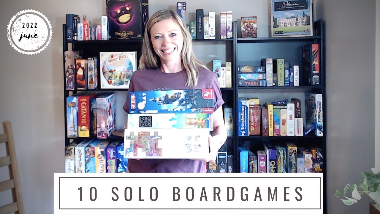 10 SOLO Board Games for June | Table Top Board Games | Solo Board Games
