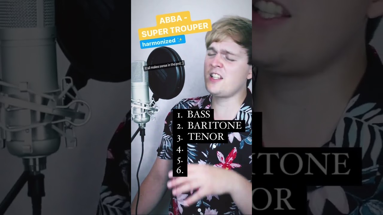 ABBA - SUPER TROUPER (harmonized) - BenFlo