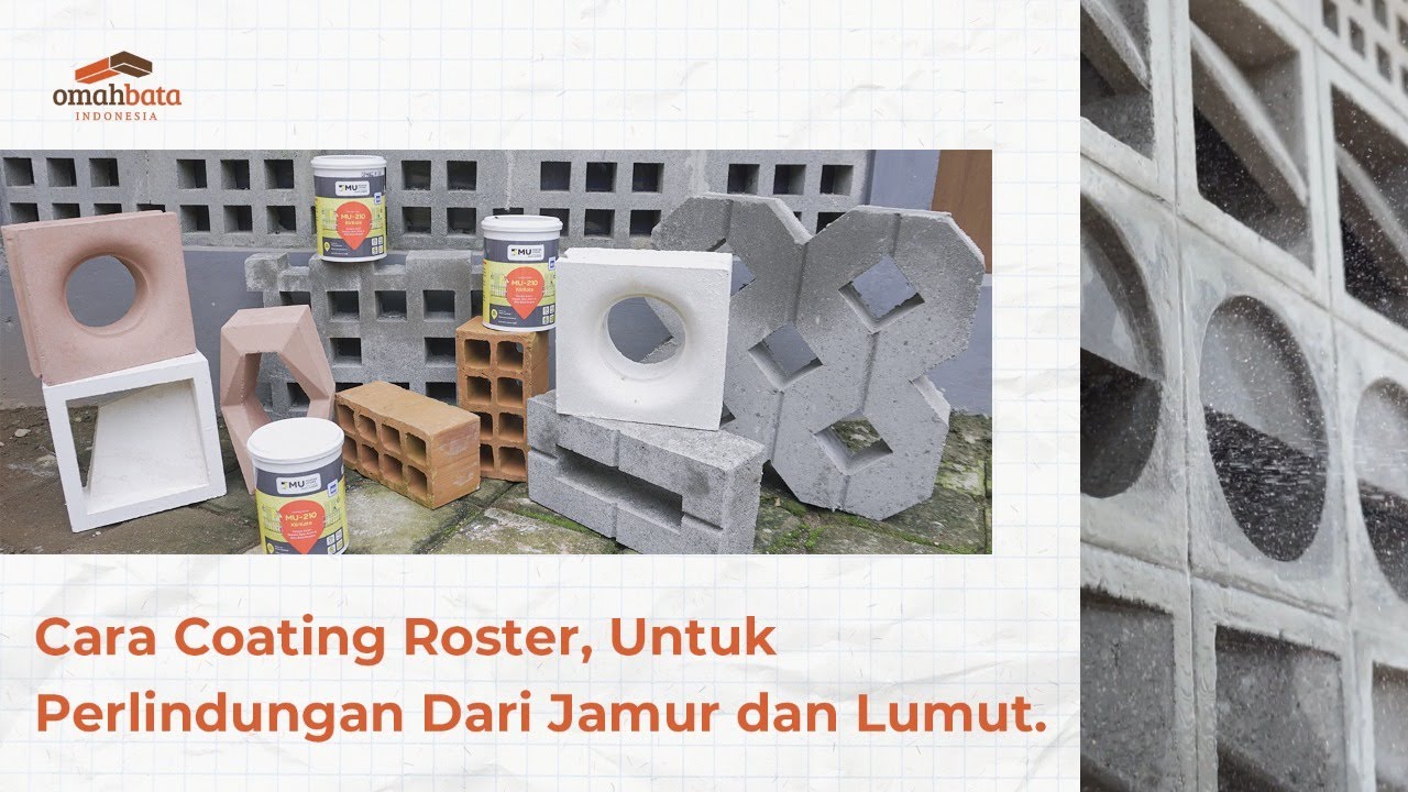 CARA COATING ROSTER DENGAN MUDAH, AGAR TIDAK BERLUMUT DAN JAMURAN !!!