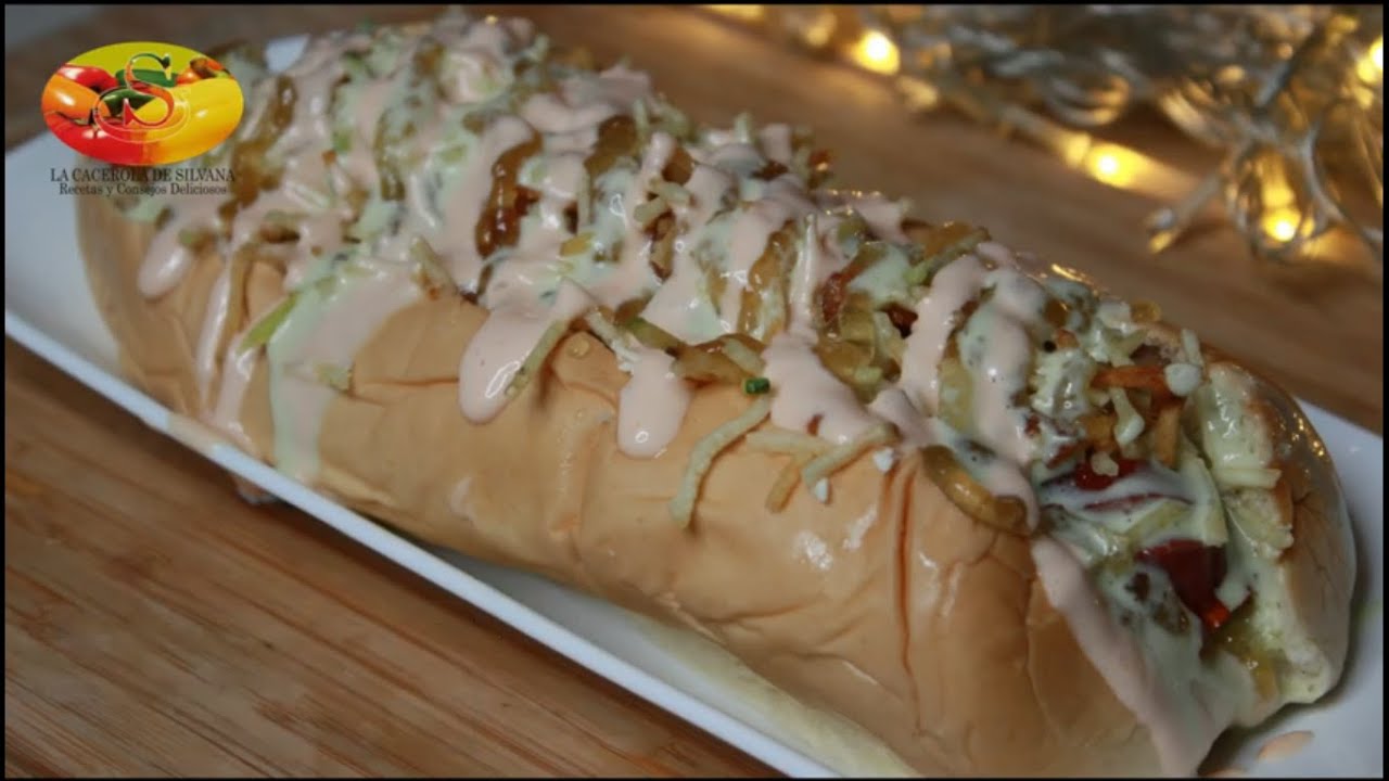 COMO HACER PERRO CALIENTE - RECETA COLOMBIANA - HOT DOG