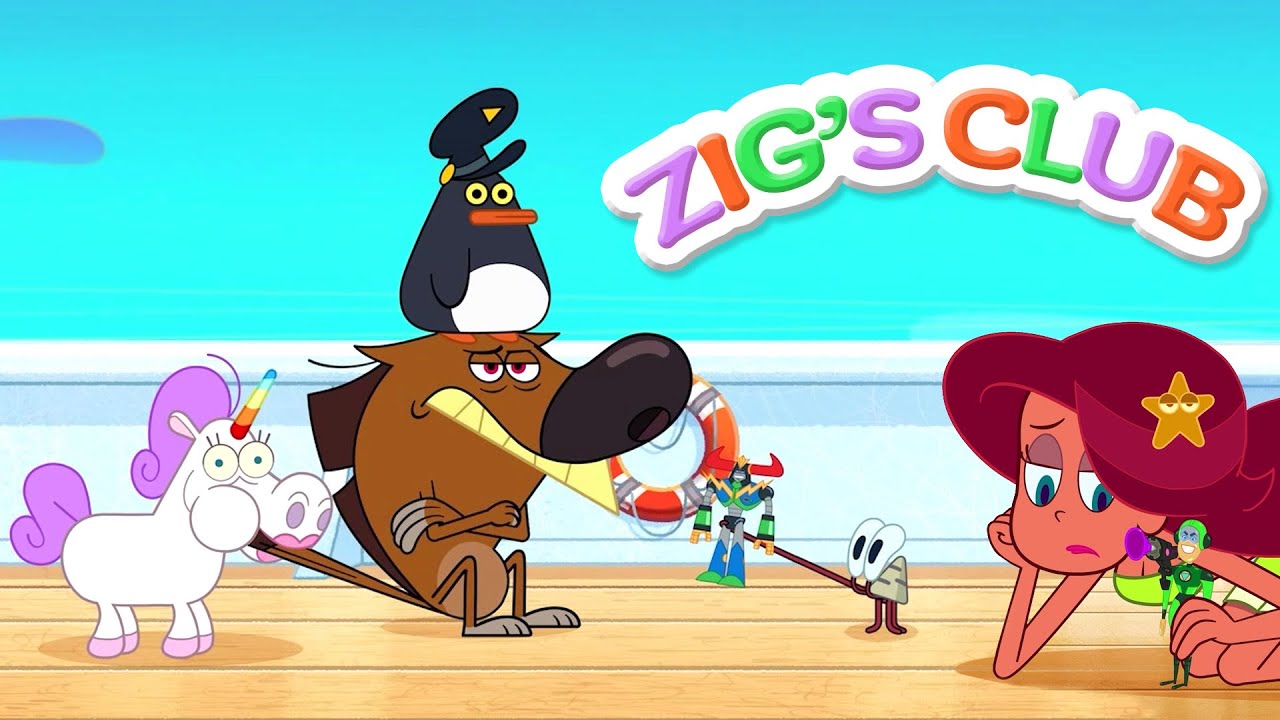 ZIG AND SHARKO | Zig's Club (SEASON 4) New episodes | Cartoon Collection for kids HD